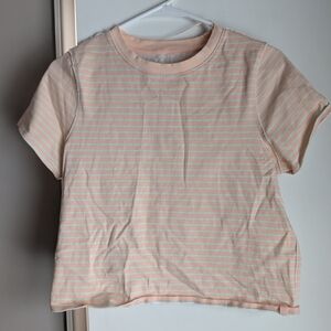 We The Free Peach and White Top